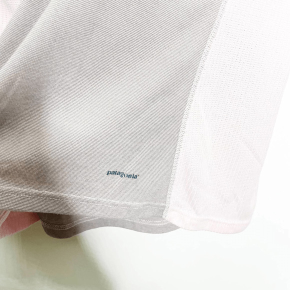 Patagonia Capilene Midweight 1/4 Zip Top pink gray base layer womens M medium - Picture 3 of 6